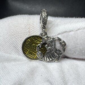 Pandora Disney Beauty and the Beast Dancing Dangle Charm